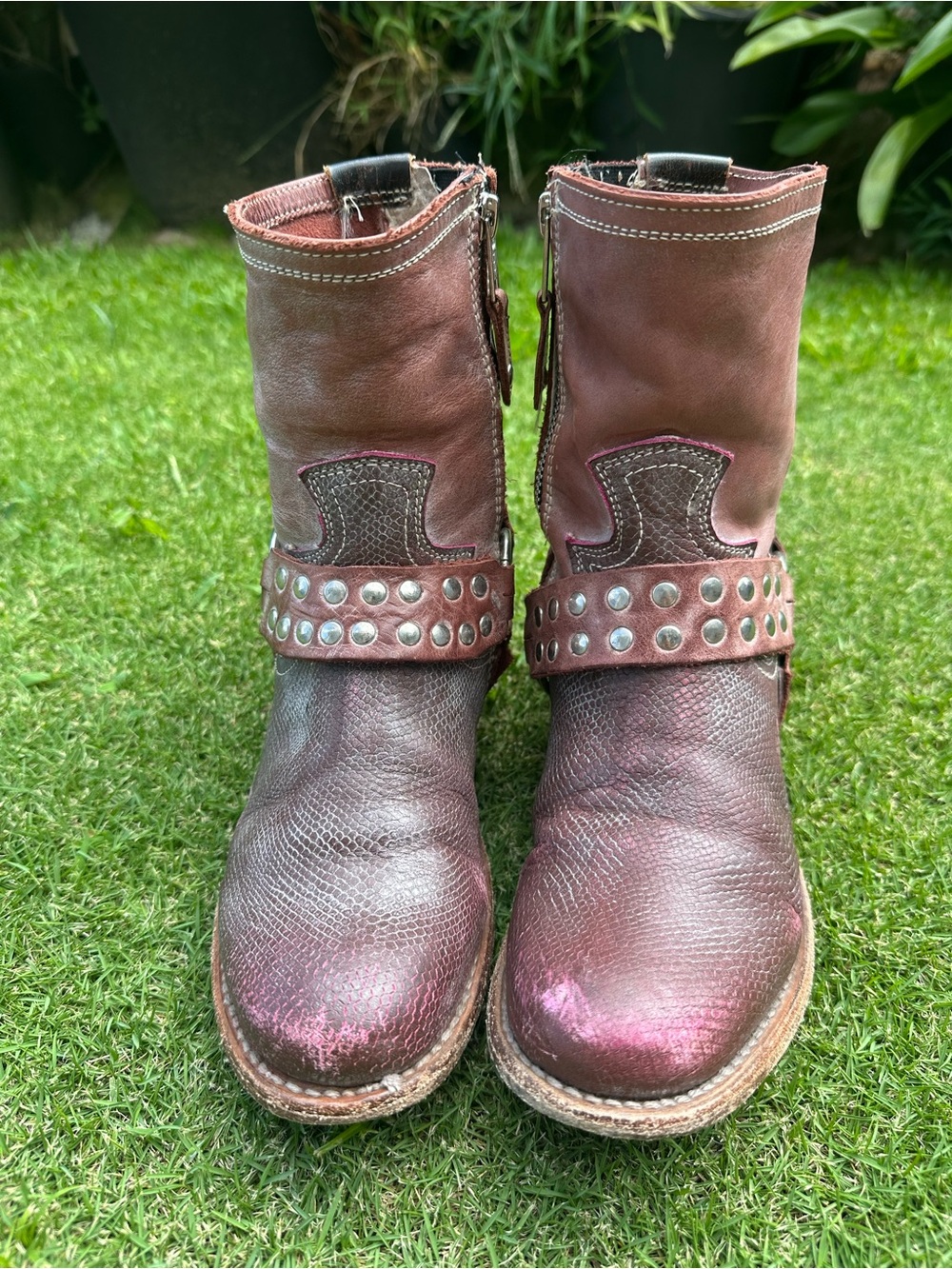 Freebird Ramona Moto Ankle Boots size 7